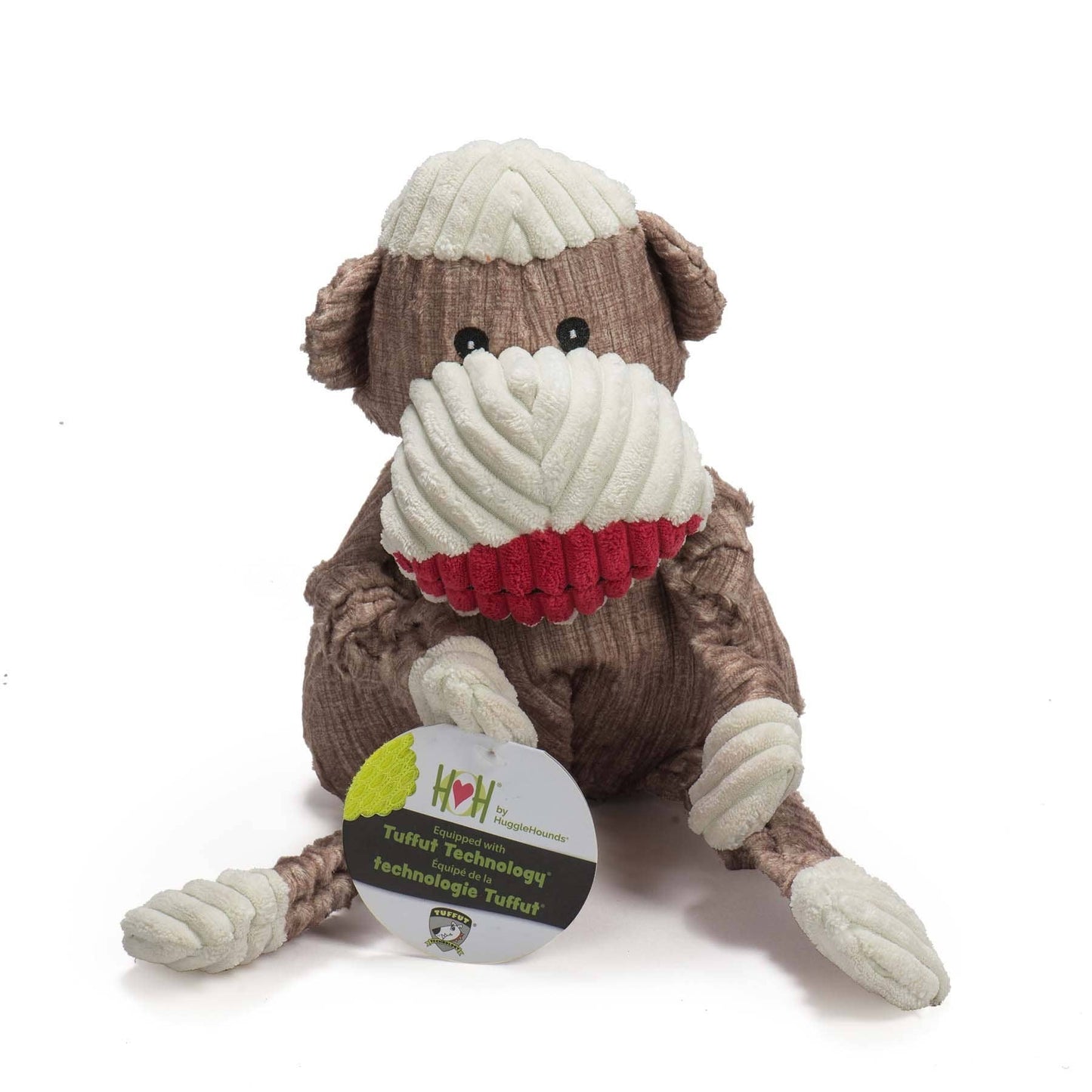 Stuey Sock Monkey Knottie®  Plush Dog Toy: Small