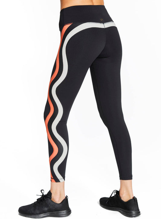 Swirl Legging by Urban Savage - Black / Sand