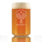 bevvee - Causing a Racket Beer Can Pint Glass - Tennis Gifts
