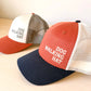 Dog Walking Hat | Tri-Tone Trucker Hat For Dog Lovers