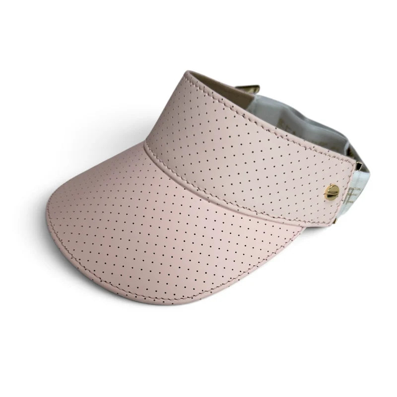 Fenix Sportier The Leather Visor - Peony Leather & Gold
