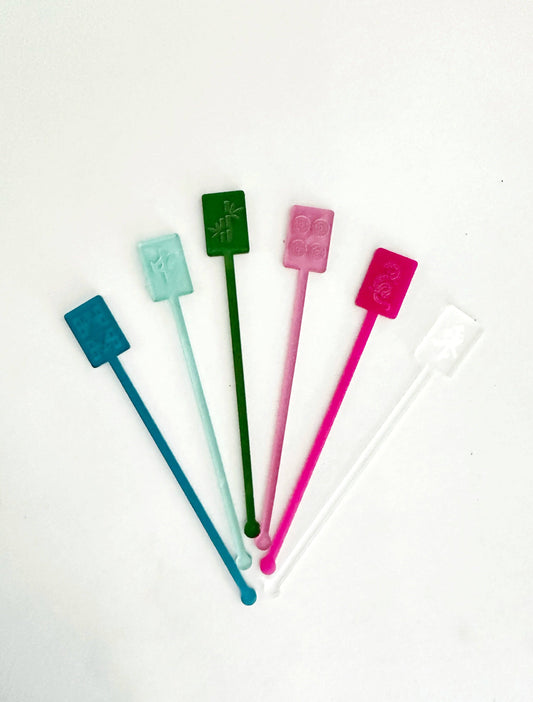 Lucky Lemon Paper Co. - Mahjong Stir Stick Set