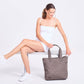 Tennis Court Carryall - Stone
