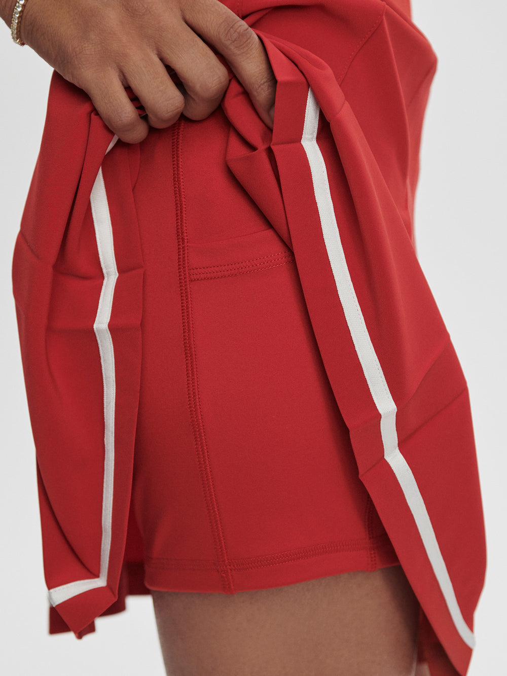 Haute Red Clarendon 2.0 High-Rise Skort 16"