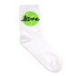 Green Ace Love Crew Socks
