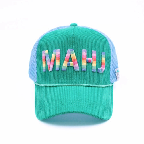 Corduroy Mahjong Trucker Hat - Mahj