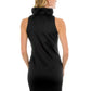 Jersey Ruffneck Sleeveless Dress - Solid