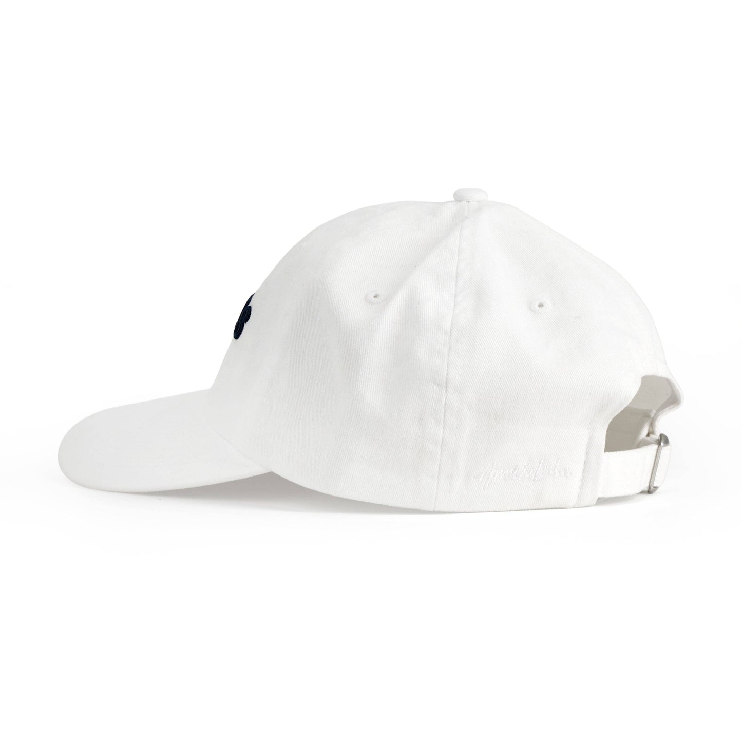 Ame & Lulu - Triple Play Hat: White Navy Tennis