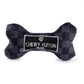 Haute Diggity Dog - Black Checker Chewy Vuiton Bone Squeaker Dog Toy