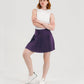 Foray Golf - Pleated Performance Skirt: Plum / M