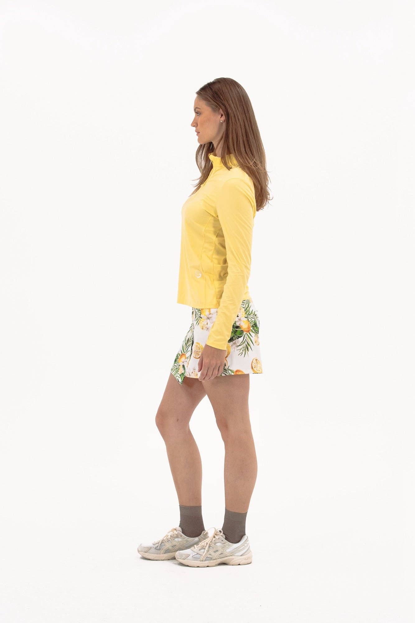 Foray Golf - Solid Sun Shirt: Yellow / S