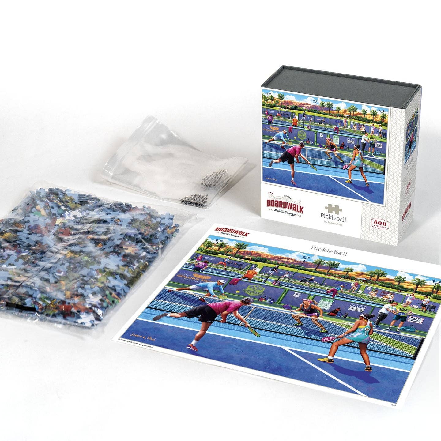 Boardwalk Puzzle Company - Pickleball - 500 Piece