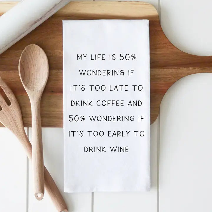 50 Percent Tea Towel