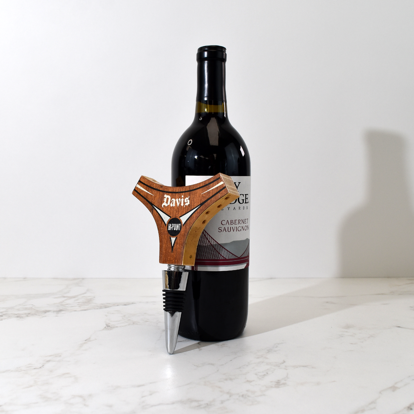 Antique Wooden Tennis Racquet Wine Bottle Opener