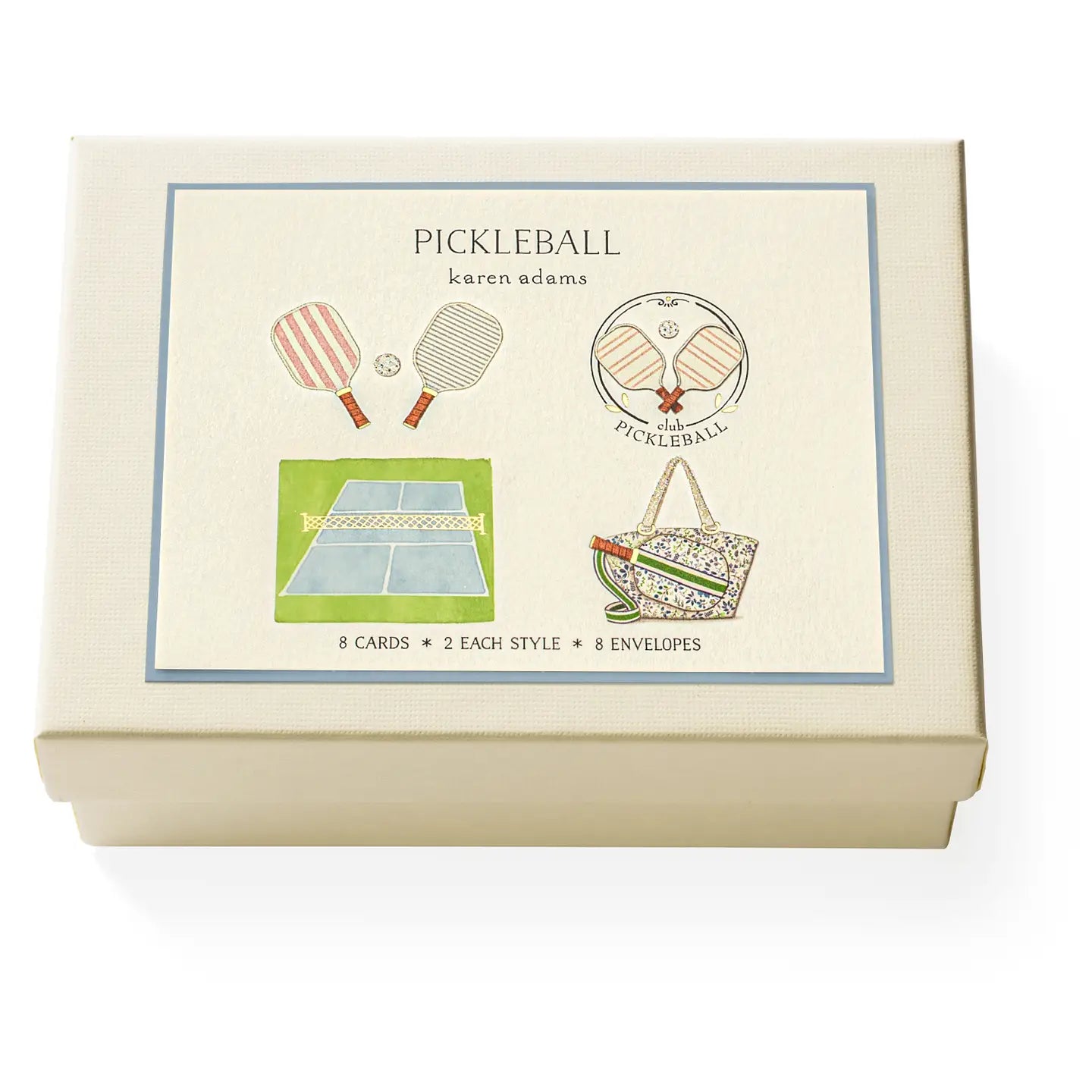 Pickleball Note Card Box
