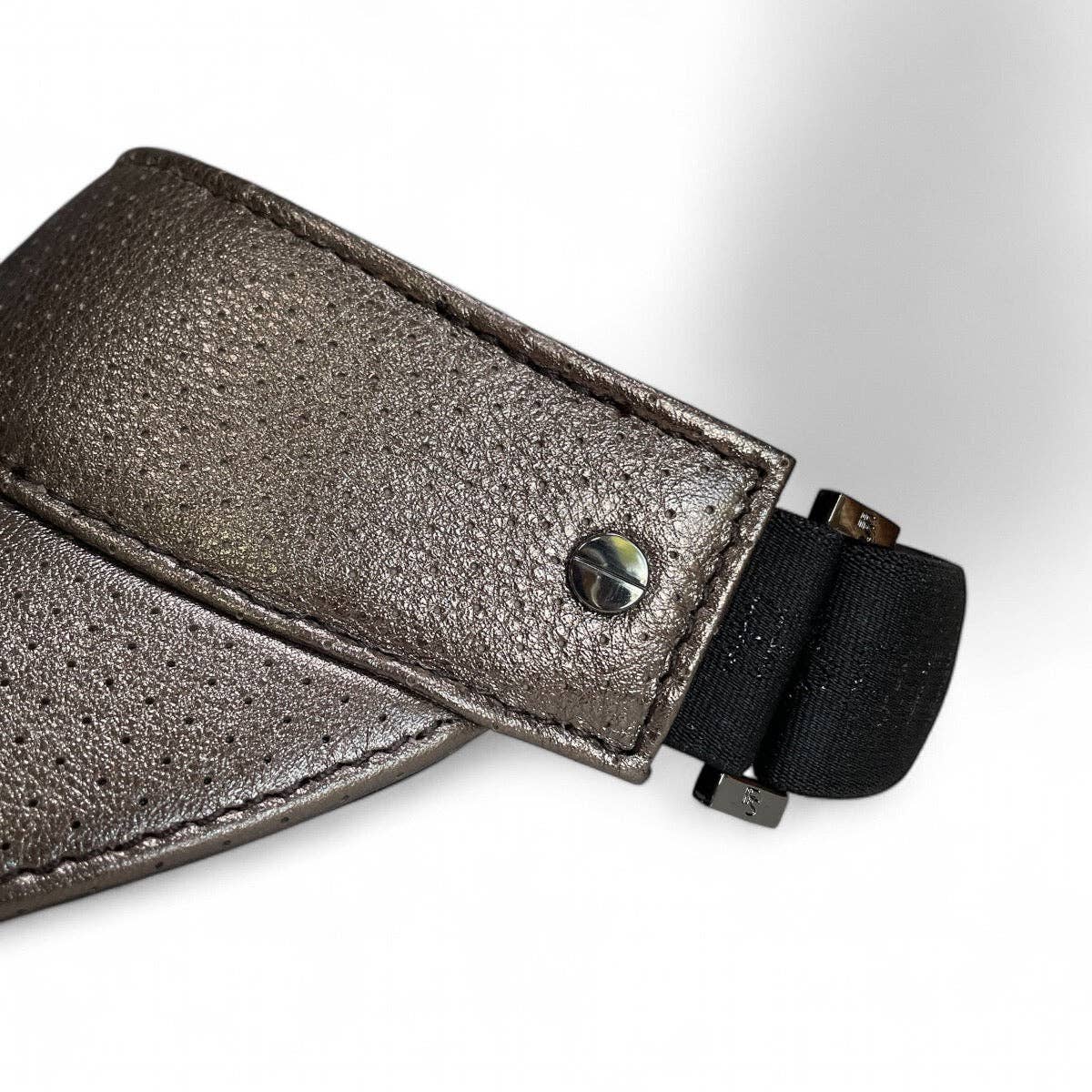 Fenix Sportier The Visor - Pewter Shimmer Leather & Gunmetal