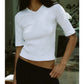 Organic Rib V Neck