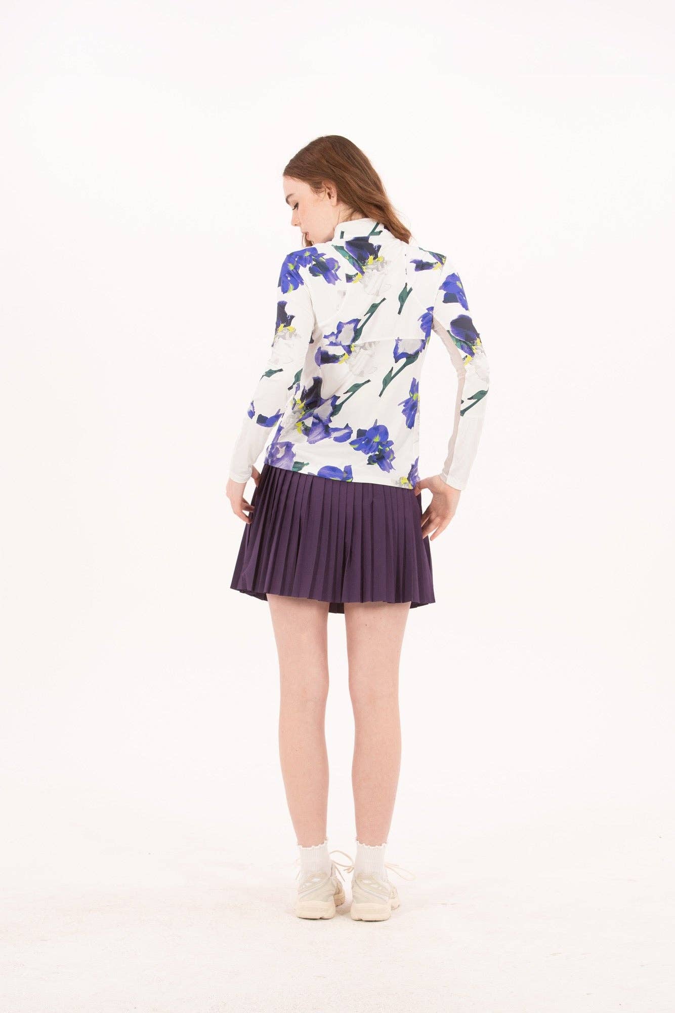Foray Golf - Printed Sun Shirt: Iris Rhapsody Print