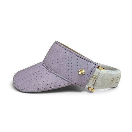 Fenix Sportier The Leather Visor - Lilac & Gold