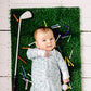 Golf Zip Baby Onesie
