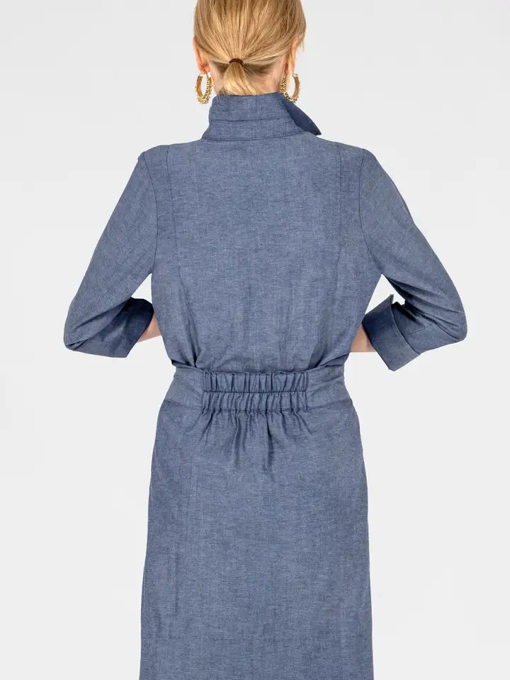 Breezy Blouson - Chambray