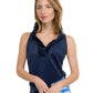 Jersey Ruffneck Sleeveless Top