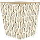 Marye-Kelley - Antique Tennis Racket Pattern Ivory: Flat Top