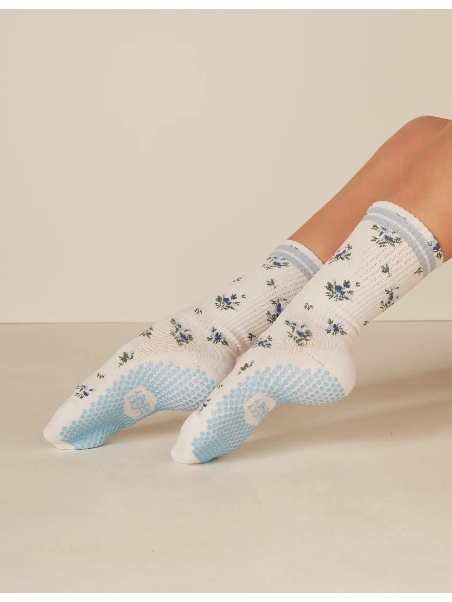 The Floral Grip Sock
