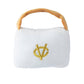 Haute Diggity Dog - White Chewy Vuiton Purses Squeaker Dog Toy