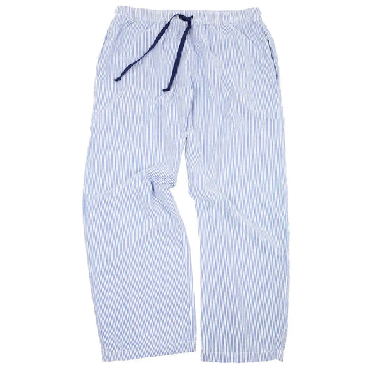 Blue Seersucker Sleep Pants