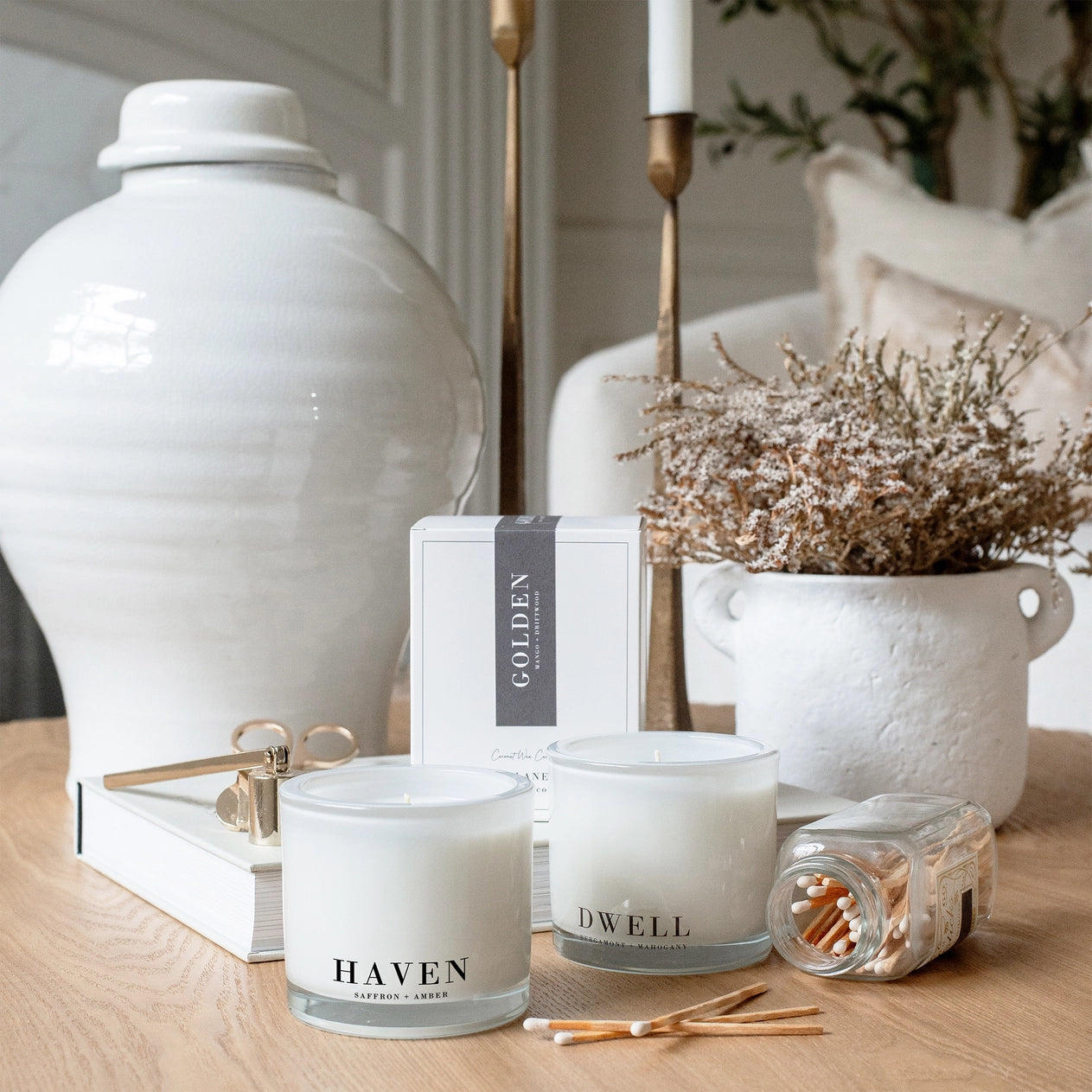 Haven | Saffron + Amber Candle | Signature Collection