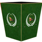 Marye-Kelley - 19TH Hole Golf Wastepaper Basket: Scalloped top