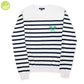 Club Sport Sweater: Navy / White Rally Stripes