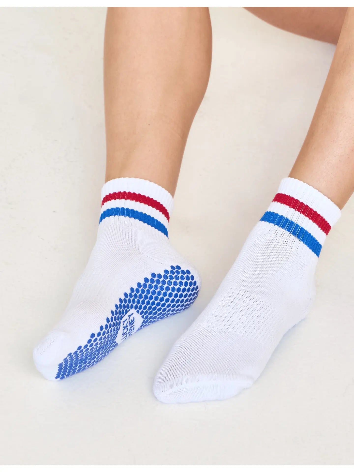 The Boyfriend Grip Socks (Striped)