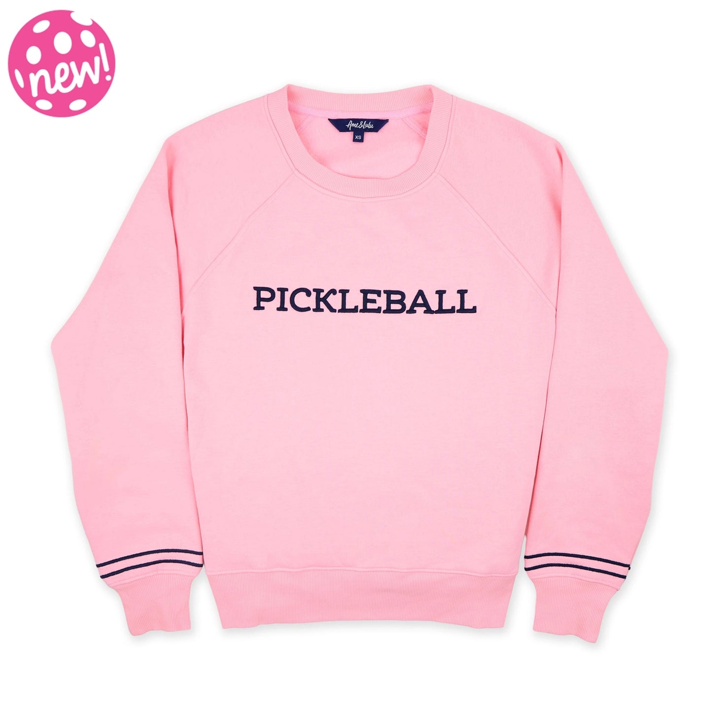 Pink Navy Pickleball Play All Sweatshirt