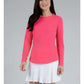 Long Sleeve Crew Neck with Mesh
