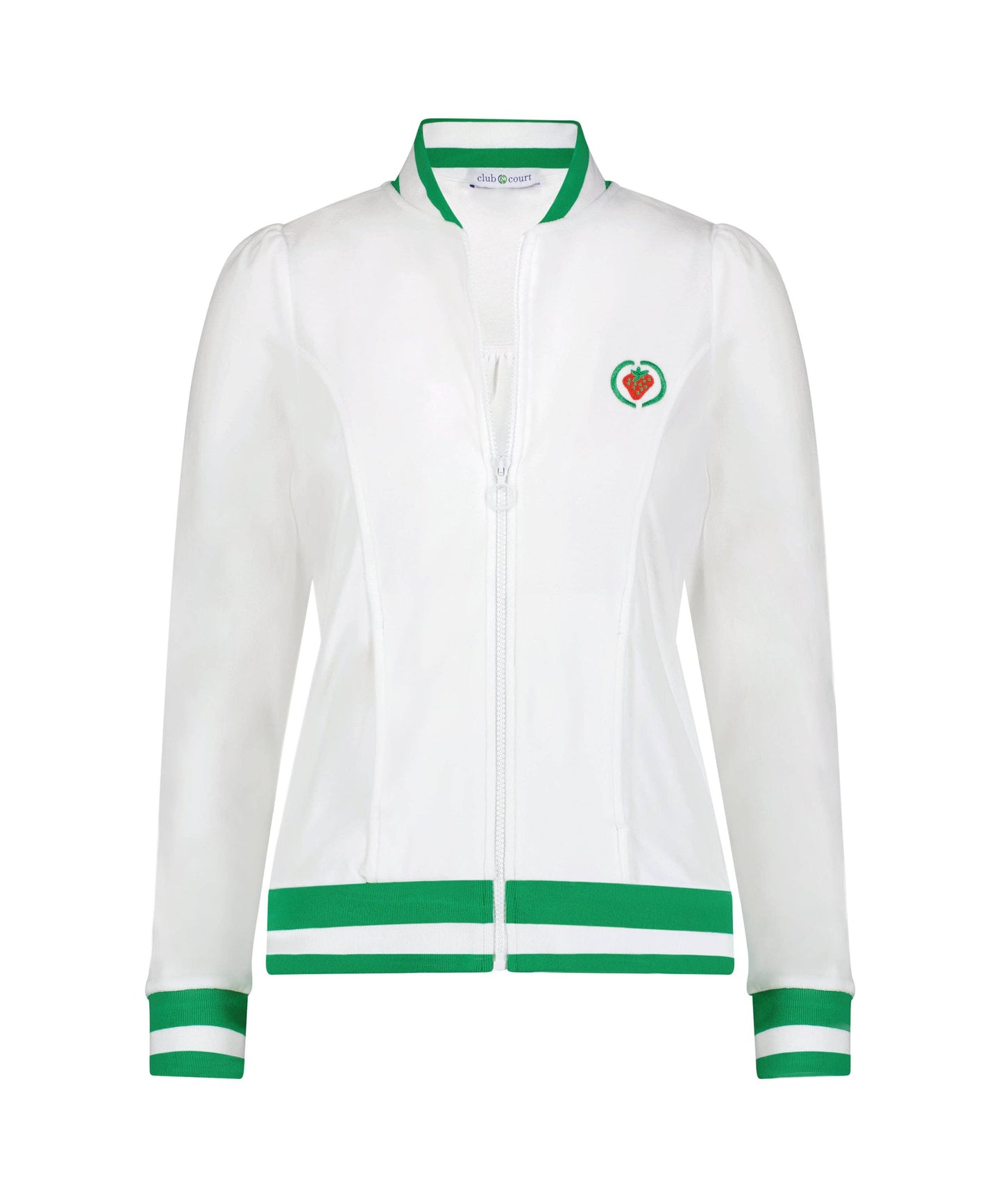 Dynasty Jacket: Cadet Blue with Bright White Stripe / S