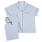 Short Sleeve 100% Cotton Capri Pajamas