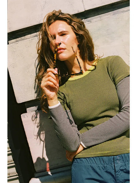 Striped Ringer Tee