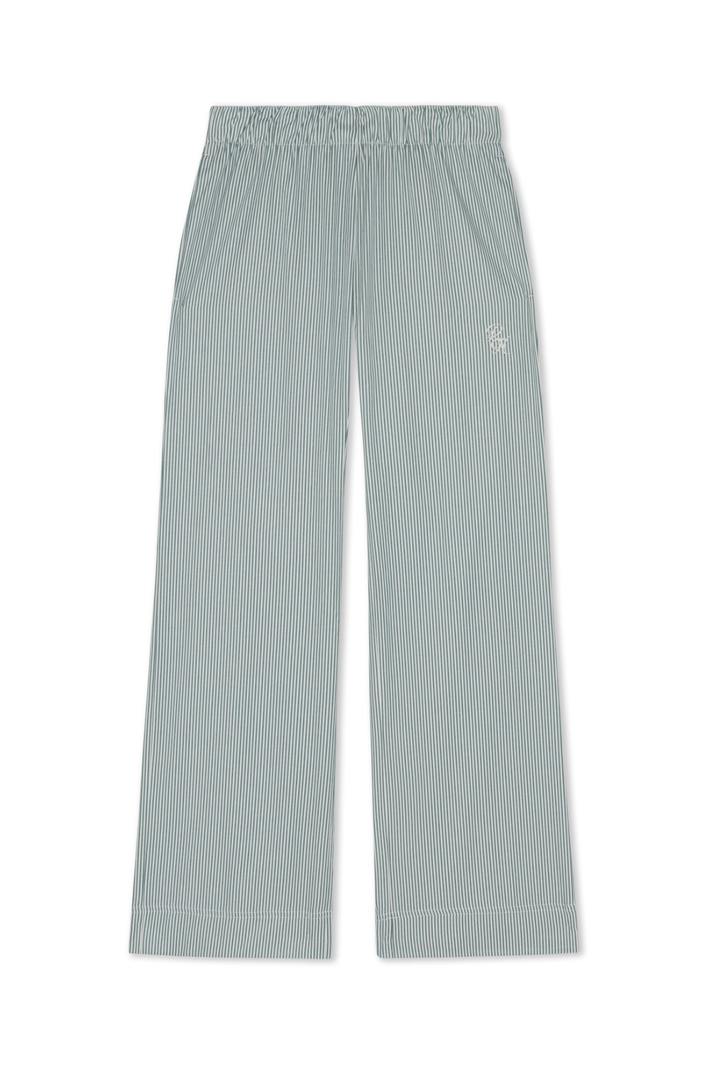 Recreational Habits - Harrison Boxer Stripe Pant in Green: M