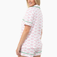 Pickleball Prep - Pickleball Prep Short Pajama Set - Pink: M