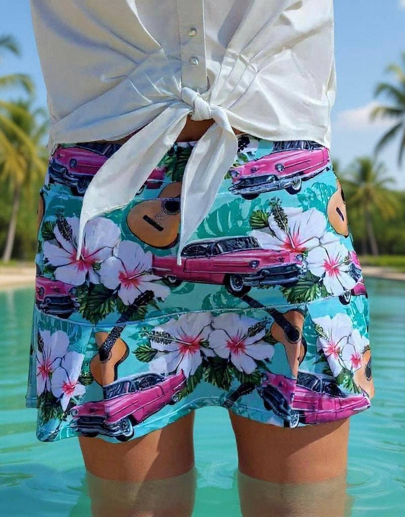 Trunkers - Guitars & Cadillacs Skort