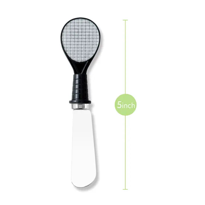 3-Piece Tennis Racket & Ball Cheese Spreader