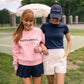 Ame & Lulu - PICKLEBALL Sweatshirt: Pink / Navy