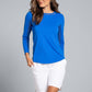 Long Sleeve Crew Neck with Mesh