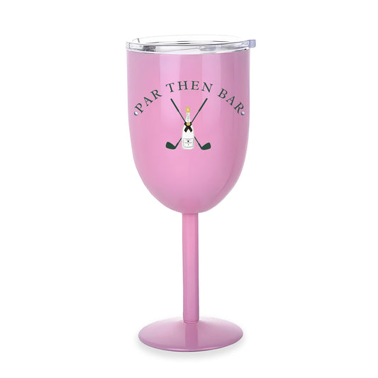"Par Then Bar" Insulated Wine Tumbler w/ Stem