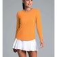 Long Sleeve Crew Neck with Mesh