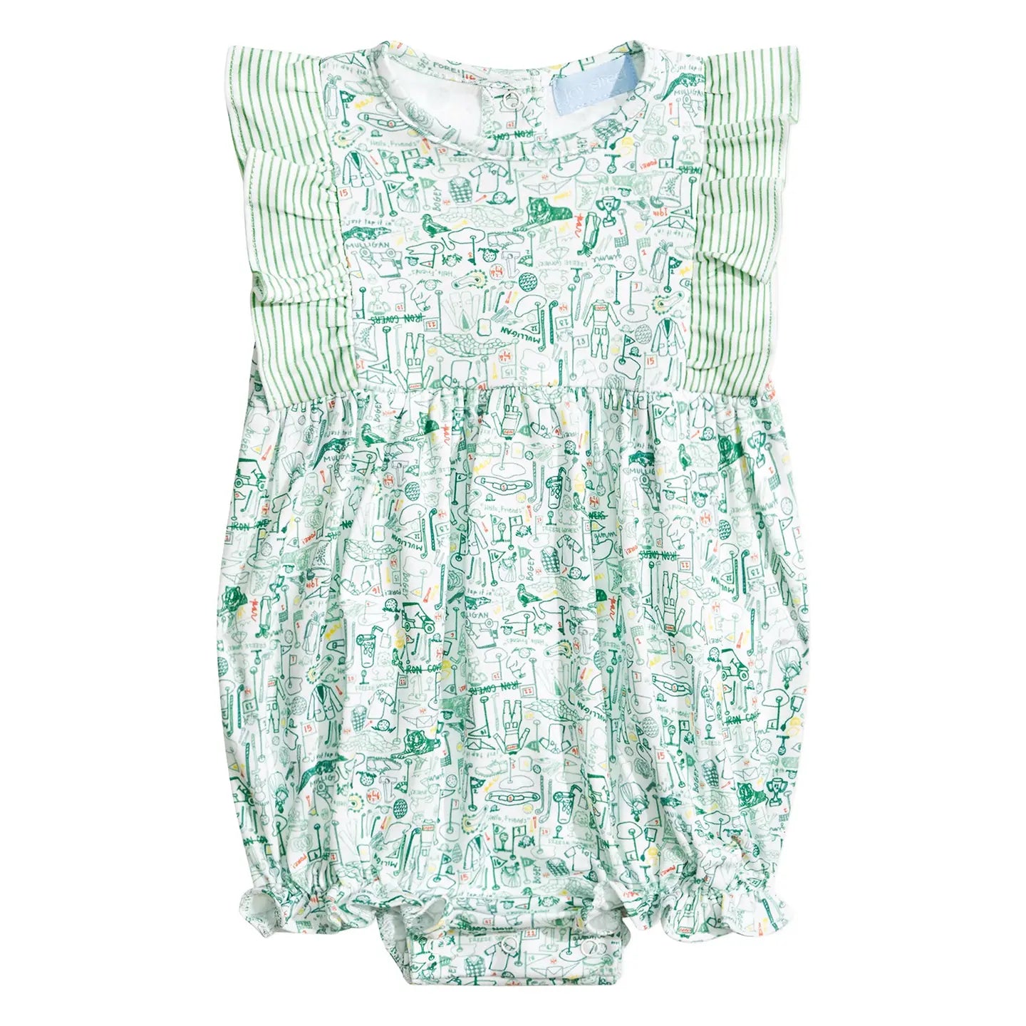 Golf Baby Girl Bubble