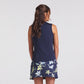 Women's Aerlon Mock Sleeveless Golf Polo