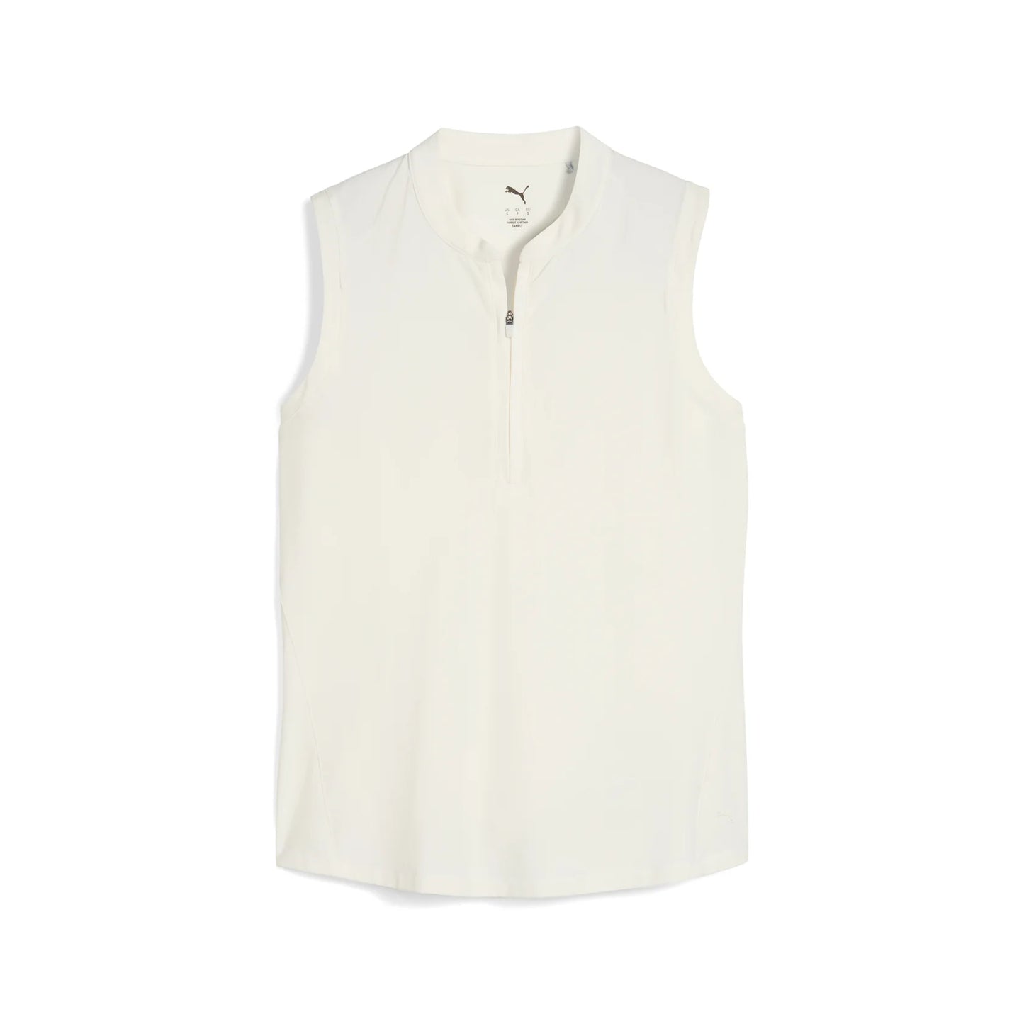 Aerlon Mock Sleeveless Golf Polo - Warm White